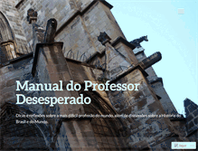 Tablet Screenshot of manualdoprofessor.com